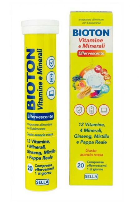 BIOTON VITAMINE E MINEALI 20 COMPRESSE EFFERVESCENTI - Farmastop