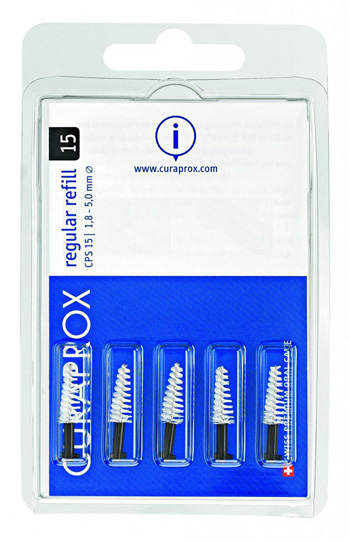 CURAPROX CPS REGULAR CPS 15 CON 5 SCOVOLINI + SUPPORTO - Farmastop