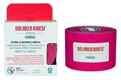 DOLAREN KINESI EMULGEL CEROTTO TERAPEUTICO FUCSIA CM 5X5 M IN ROTOLO - Farmastop