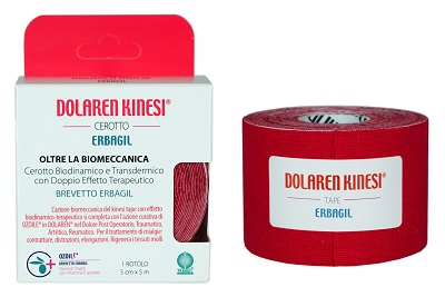 DOLAREN KINESI EMULGEL ROSSO 20 STRIPS - Farmastop
