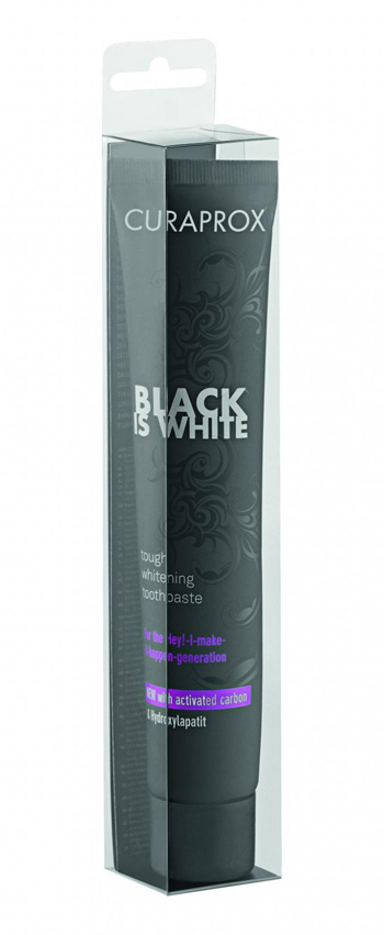 CURAPROX BLACK IS WHITE DENTIFRICIO TRAVEL SIZE 10 ML - Farmastop