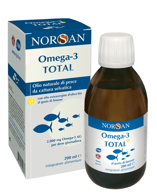 NORSAN OMEGA 3 TOTAL 200 ML GUSTO LIMONE - Farmastop