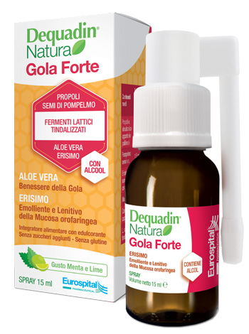 DEQUADIN NATURA GOLA FORTE SPRAY 15 ML - Farmastop
