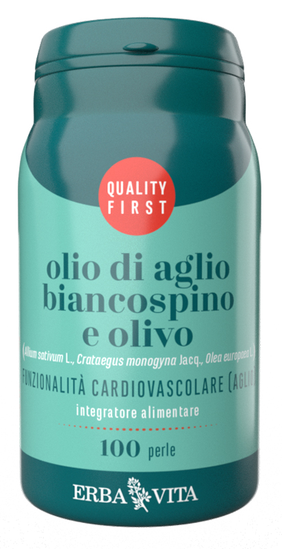 OLIO DI AGLIO, BIANCOSPINO E OLIVO 100 PERLE - Farmastop