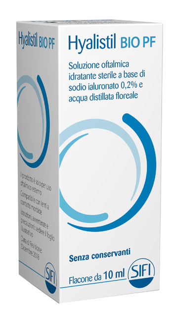 GOCCE OCULARI HA 0,2% E ACQUE DISTILLATE HYALISTIL BIO PF FRUTTI ROSSI 10 ML - Farmastop