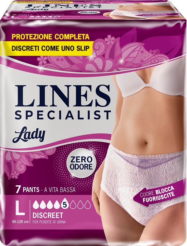LINES SPECIALIST PANTS DISCREET L FARMA 7 PEZZI - Farmastop