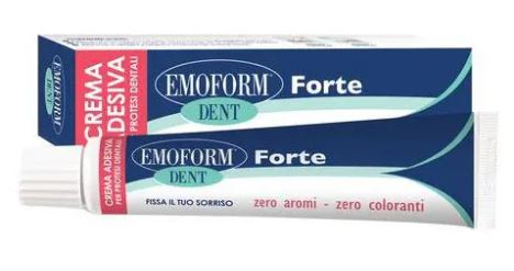 CREMA ADESIVA EMOFORM DENT FORTE PER PROTESI DENTALI 70 G - Farmastop