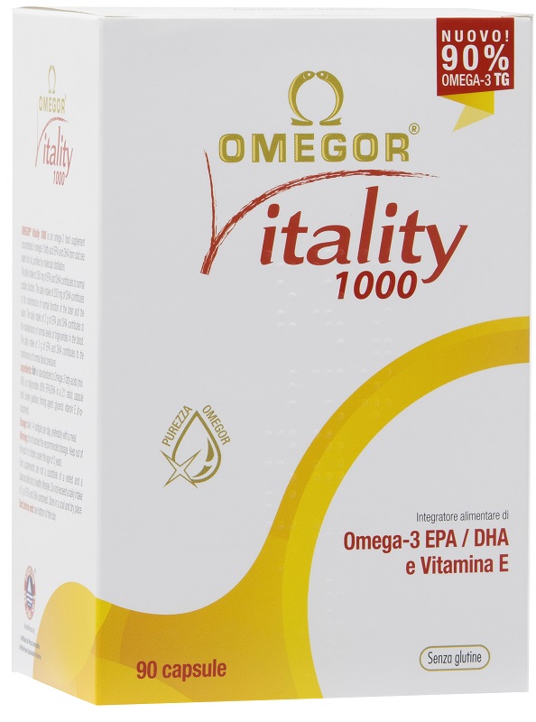 OMEGOR VITALITY 1000 90 CAPSULE - Farmastop