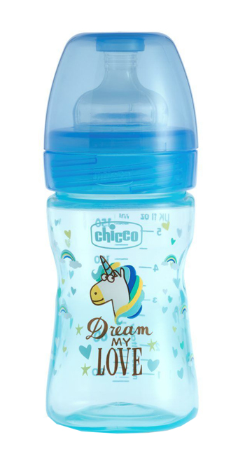 CHICCO BIBERON WB FANTASTIC LOVE SILICONE 150 ML - Farmastop