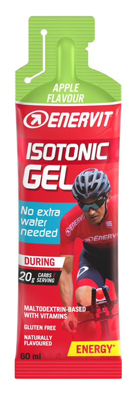 ENERVIT SPORT ISOTONICGEL APPLE 60 ML - Farmastop