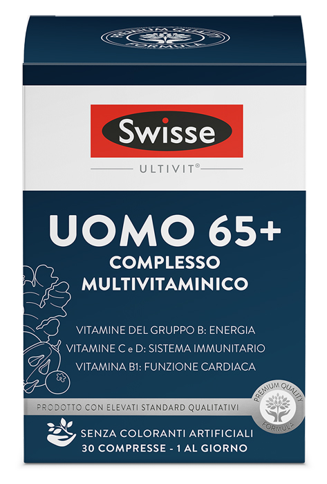 SWISSE UOMO 65+ COMPLESSO MULTIVITAMINICO 30 COMPRESSE - Farmastop