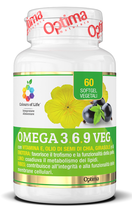 COLOURS OF LIFE OMEGA 3-6-9 VEG 60 SOFT GEL - Farmastop