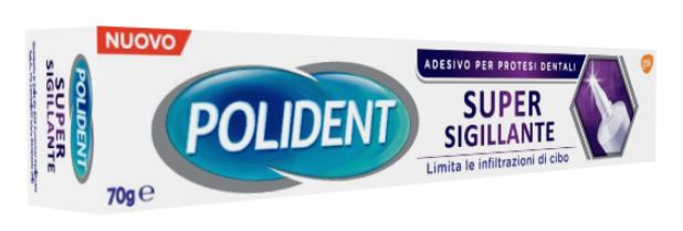 POLIDENT SUPER TENUTA+SIGILLANTE ADESIVO PROTESI DENTALE 70 G - Farmastop