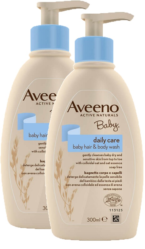 AVEENO BABY BAGNETTO TESTA PIEDI 300 ML BUNDLE - Farmastop
