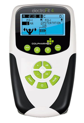 COLPHARMA ELECTROFIT 4 ELETTROSTIMOLATORE MUSCOLARE + TENS 4 CANALI - Farmastop