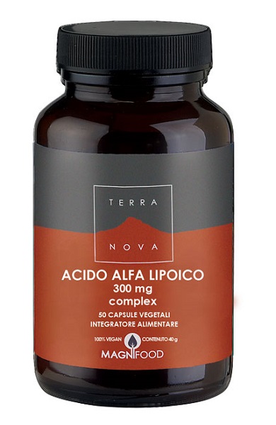 TERRANOVA ACIDO ALFA LIPOICO 300MG COMPLEX 50 CAPSULE - Farmastop