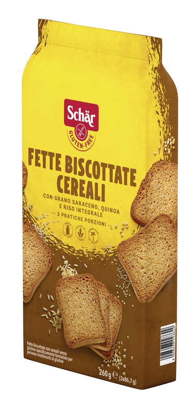 SCHAR FETTE BISCOTTATE AI CEREALI 260 G - Farmastop