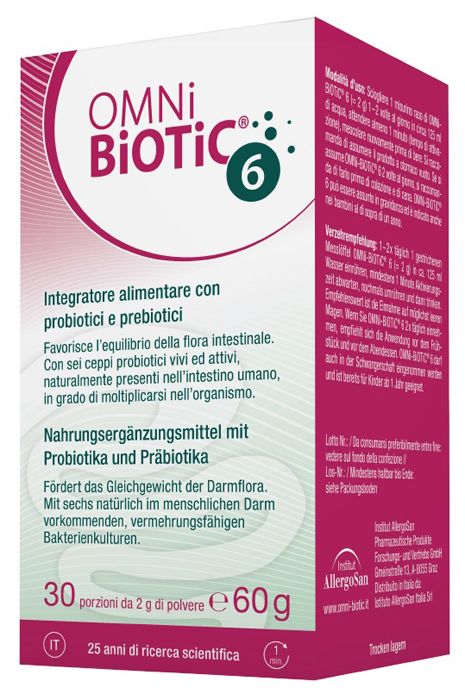 OMNI BIOTIC 6 BARATTOLO 60 G - Farmastop