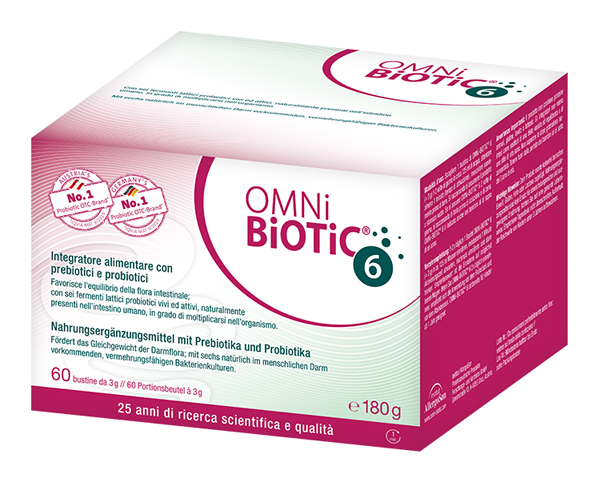 OMNI BIOTIC 6 POLVERE 60 BUSTINE DA 3 G - Farmastop