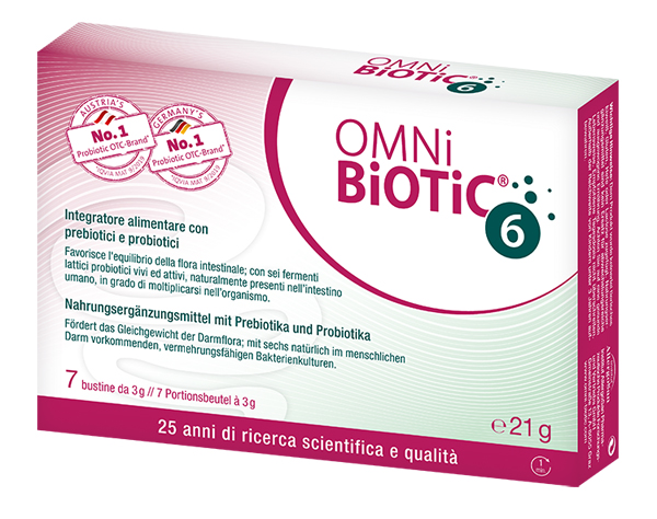 OMNI BIOTIC 6 POLVERE 7 BUSTINE DA 3 G - Farmastop