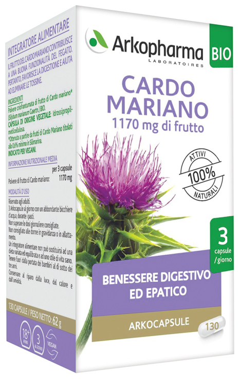 ARKO CAPSULE CARDO MARIANO 130 CAPSULE - Farmastop