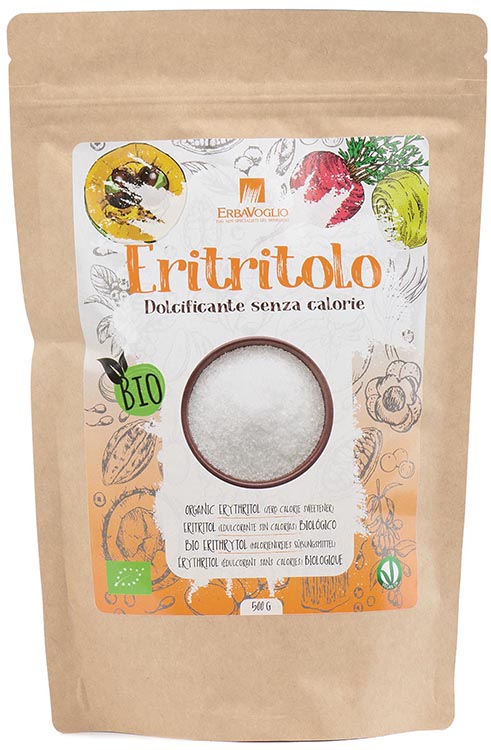ERITRITOLO BIO 500 G - Farmastop
