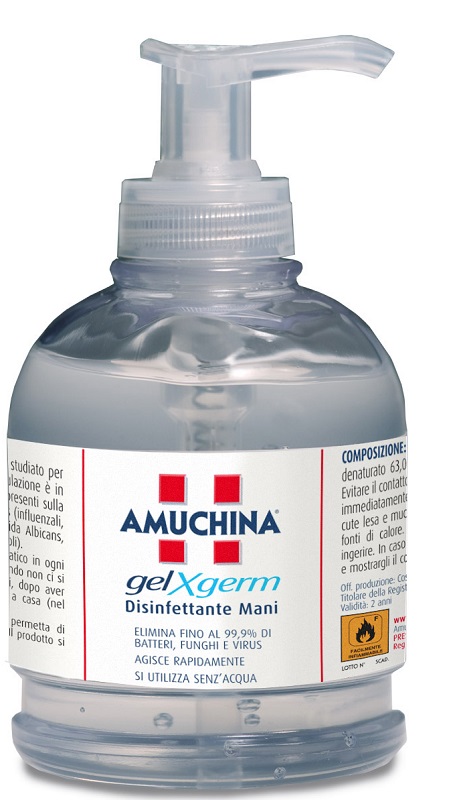 AMUCHINA GEL X-GERM DISINFETTANTE MANI 250 ML - Farmastop