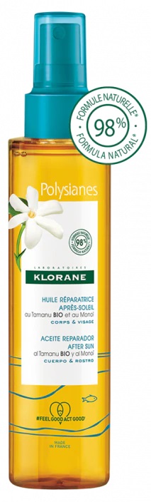 KLORANE OLIO RISTRUTTURANTE DOPOSOLE AL TAMANU E MONOI 150 ML - Farmastop