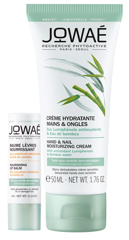 JOWAE DUO CREMA MANI IDRATANTE 50 ML + BALSAMO LABBRA NUTRIENTE 4 G - Farmastop
