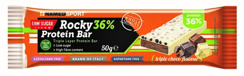 ROCKY 36% PROTEIN BAR TRIPLE CHOCO BARRETTA 50 G - Farmastop