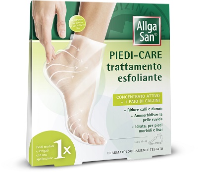 ALLGASAN PIEDI CARE TRATTAMENTO ESFOLIANTE 2 BUSTE MONODOSE - Farmastop
