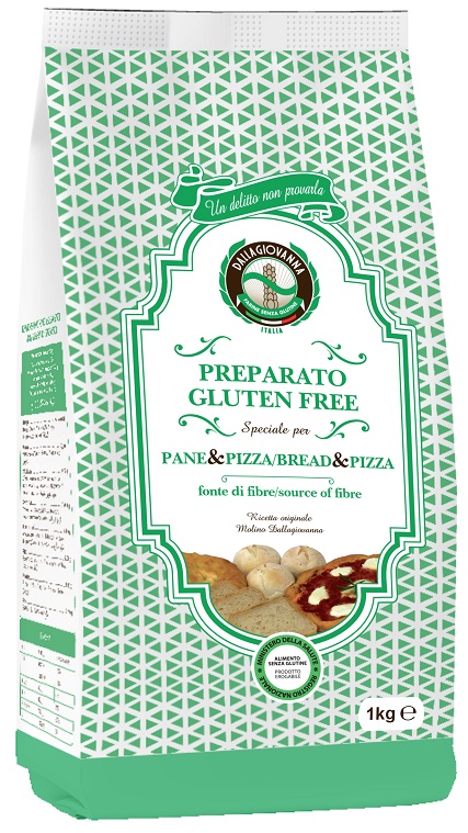 PREPARATO GLUTEN FREE SPECIALE PER PANE E PIZZA 1 KG - Farmastop