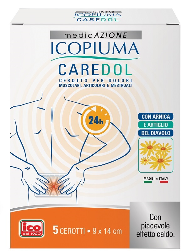 ICOPIUMA CAREDOL CEROTTO DOL RETTANGOLARE 5 PEZZI - Farmastop