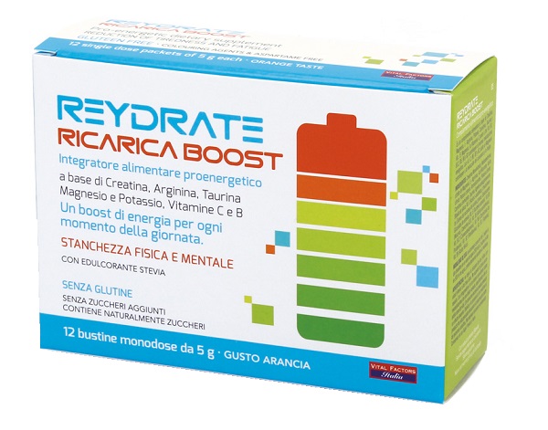 REYDRATE RICARICA BOOST 12 BUSTINE - Farmastop