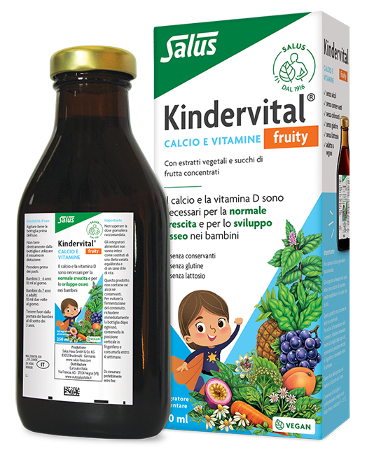 KINDERVITAL FRUITY FORMULA POTENZIATA PER RAGAZZI 250 ML - Farmastop