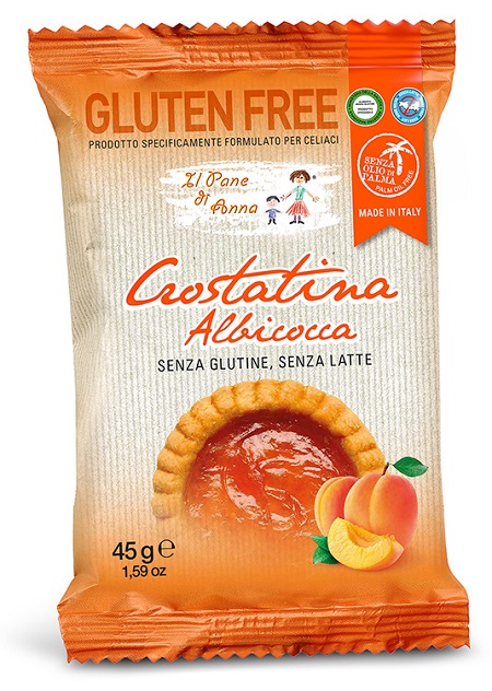 IL PANE DI ANNA CROSTATINA ALL'ALBICOCCA SENZA LATTE 45 G - Farmastop