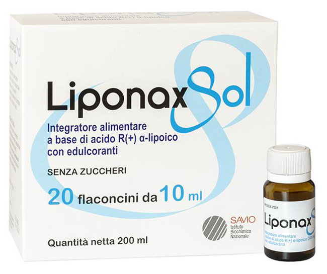 LIPONAX SOLUZIONE 20 FLACONCINI 10 ML - Farmastop