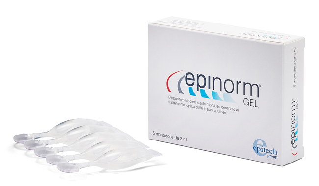 EPINORM GEL TRATTAMENTO LESIONI CUTANEE DA EPISIOTOMIA 5 MONODOSE 3 ML - Farmastop