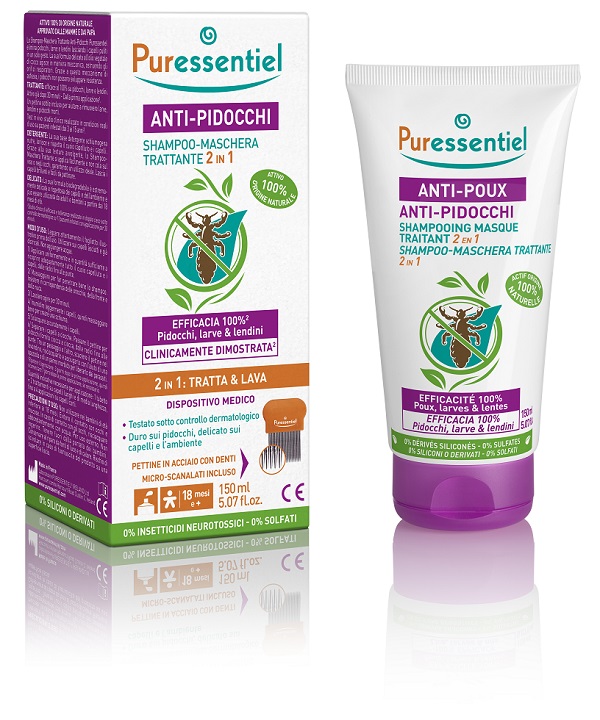 PURESSENTIEL SHAMPOO TRATTANTE ANTI-PIDOCCHI 150 ML - Farmastop