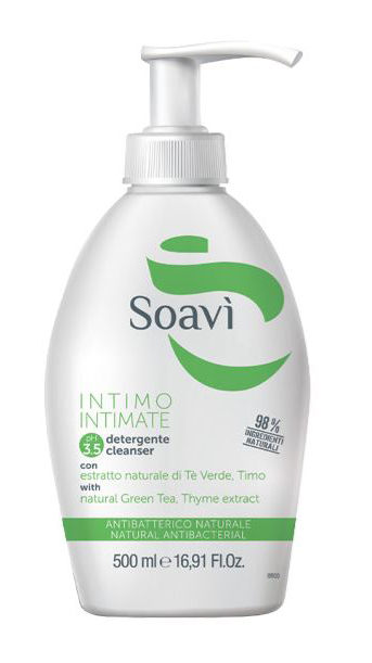 SOAVI' INTIMO ANTIBATTERICO PH3,5 FLACONE CON DISPENSER 500 ML - Farmastop