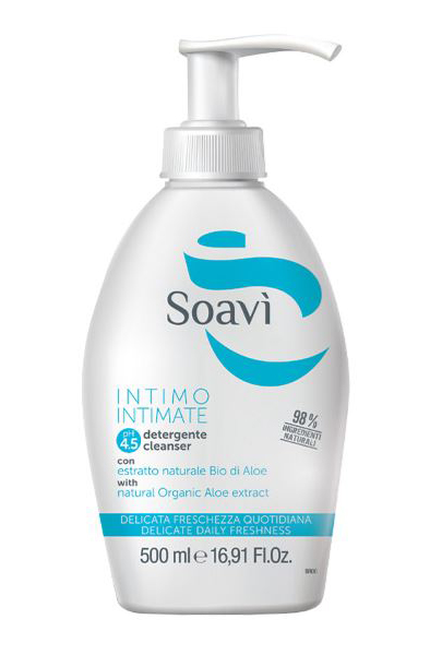 SOAVI' INTIMO DELICATO PH4,5 FLACONE CON DISPENSER 500 ML - Farmastop