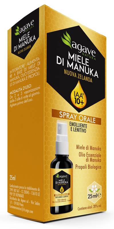 AGAVE NATURA SPRAY ORALE IAA 10+ 27 ML - Farmastop