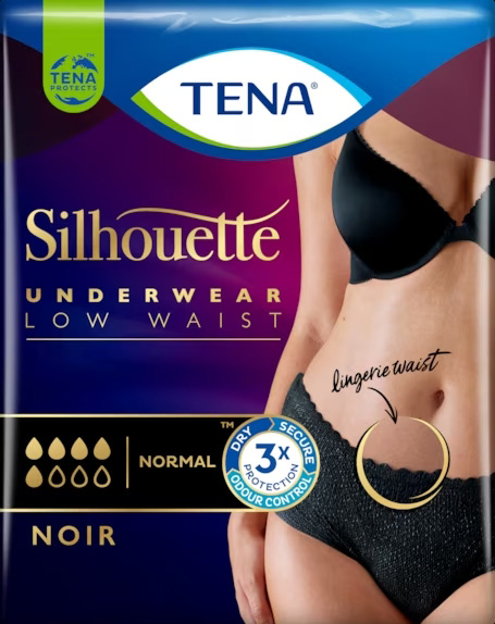 TENA SILHOUETTE NOIR L 9 PEZZI - Farmastop