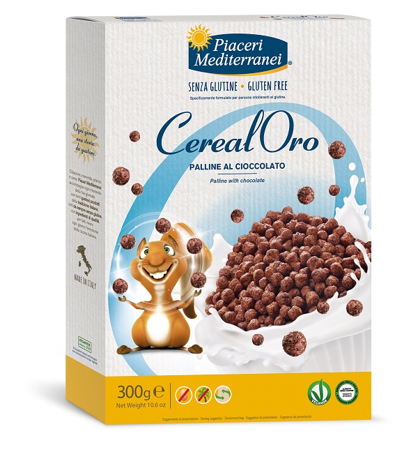 PIACERI MEDITERRANEI CEREALORO PALLINE CIOCCOLATO 300 G - Farmastop