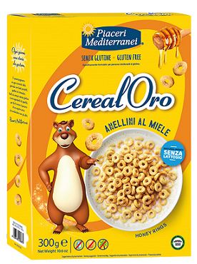 PIACERI MEDITERRANEI CEREALORO ANELLINI MIELE 300 G - Farmastop