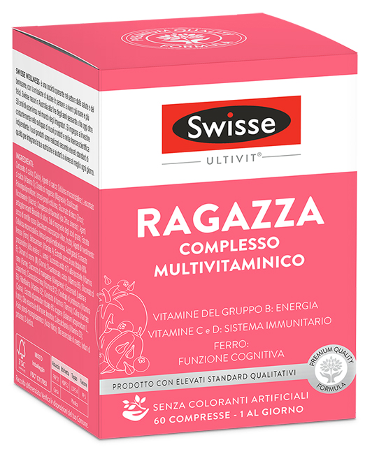 SWISSE MULTIVITAMINICO RAGAZZA 60 COMPRESSE - Farmastop