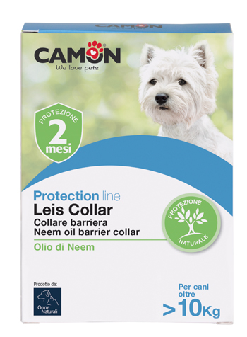 LEIS COLLARE BARRIERA CON OLIO DI NEEM CANE 60 CM L 12 PEZZI - Farmastop