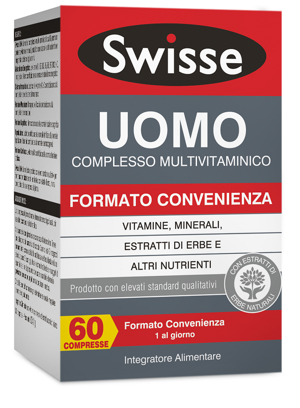 SWISSE UOMO MULTIVITAMINICO 60 COMPRESSE - Farmastop