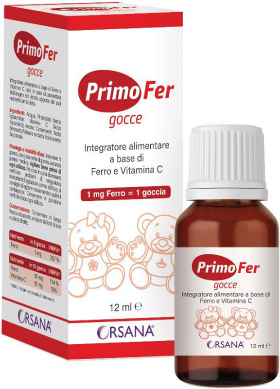 PRIMOFER GOCCE 12 ML - Farmastop