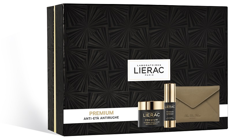 LIERAC CF PREMIUM CREMA VOLUME 50 ML + PREMIUM OCCHI 15 ML + POCHETTE RDF - Farmastop